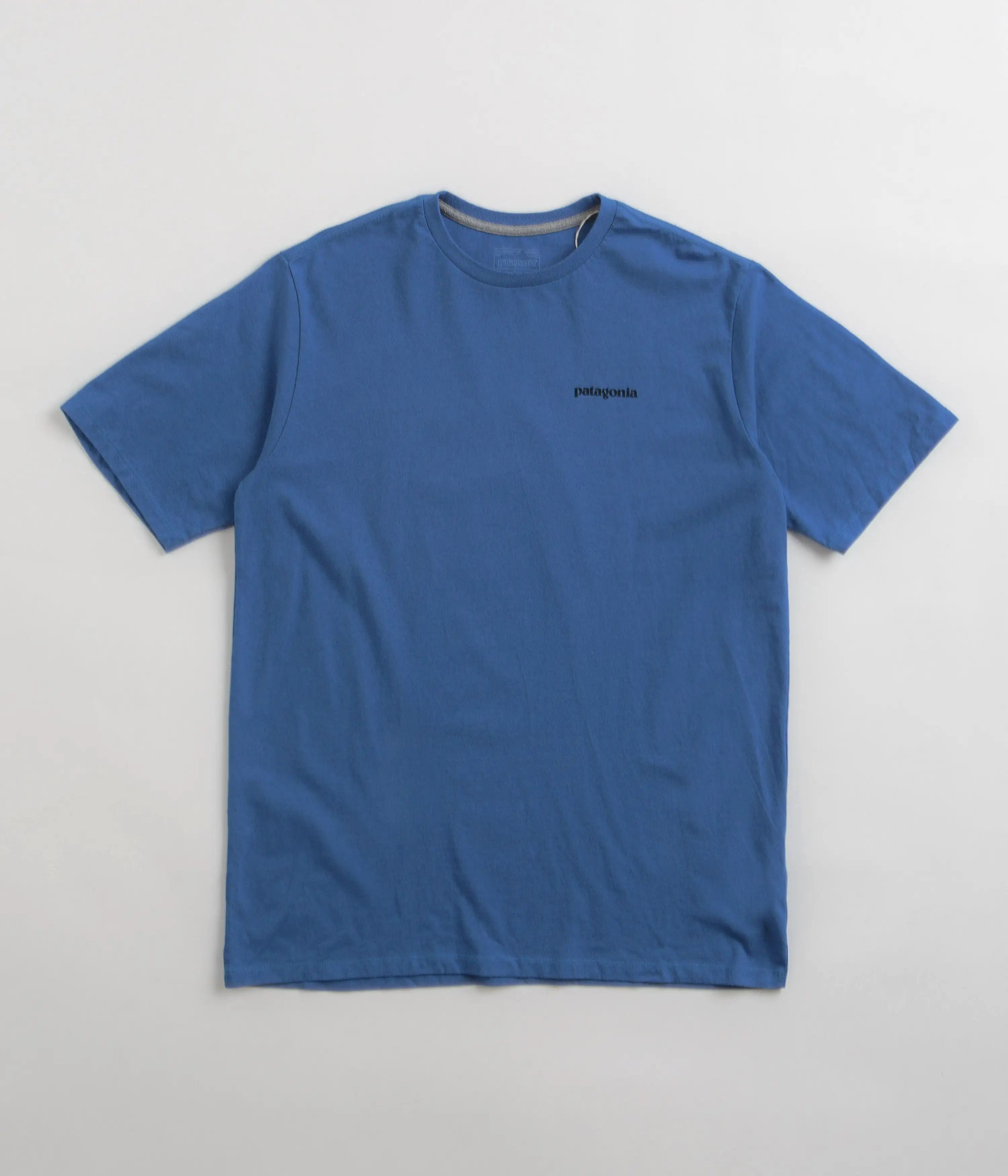 Patagonia P-6 Logo Responsibili-Tee T-Shirt - P-6 Outline: Vessel Blue