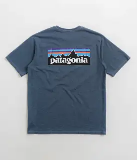 Patagonia P-6 Logo Responsibili-Tee T-Shirt - Utility Blue