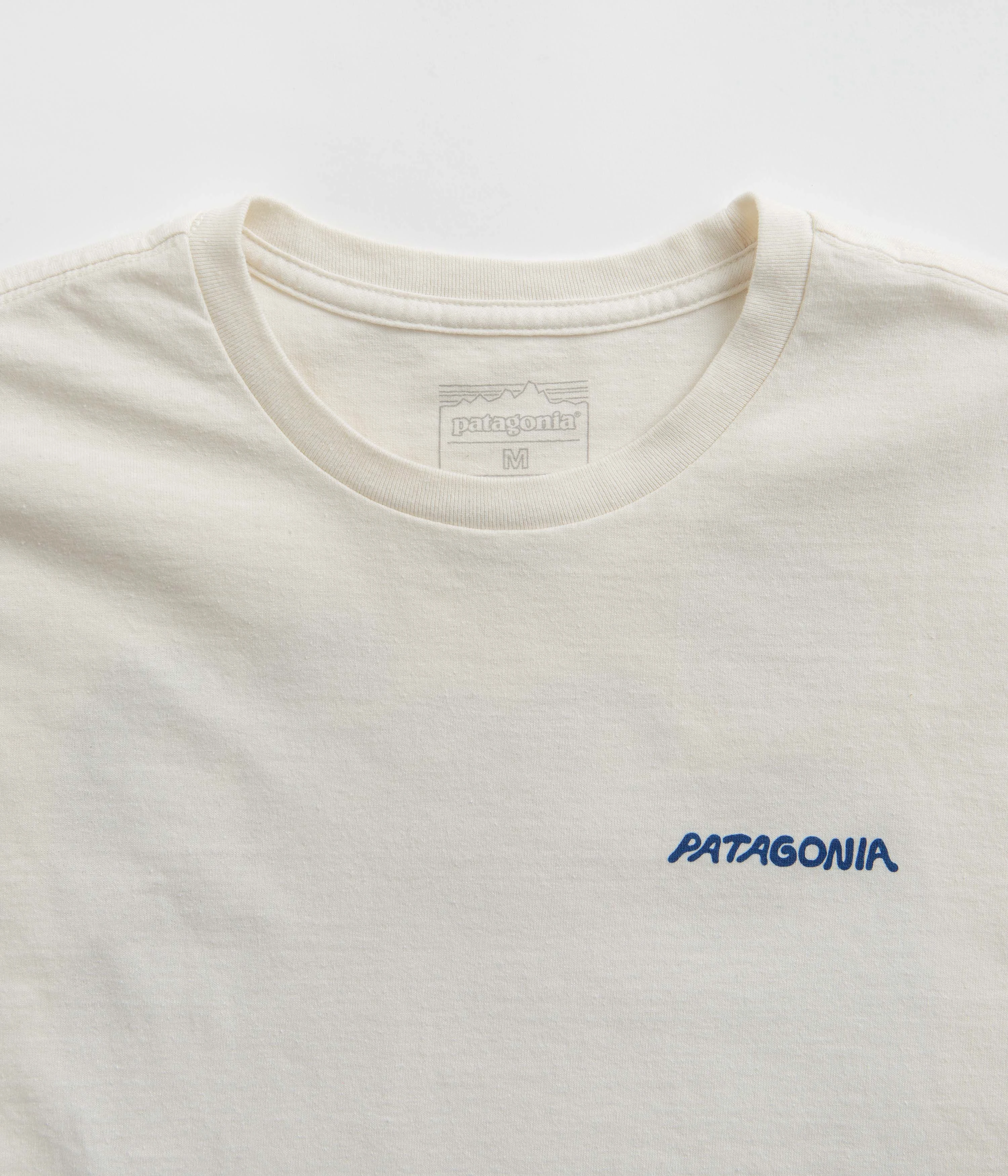 Patagonia Sunrise Rollers Responsibili-Tee T-Shirt - Birch White