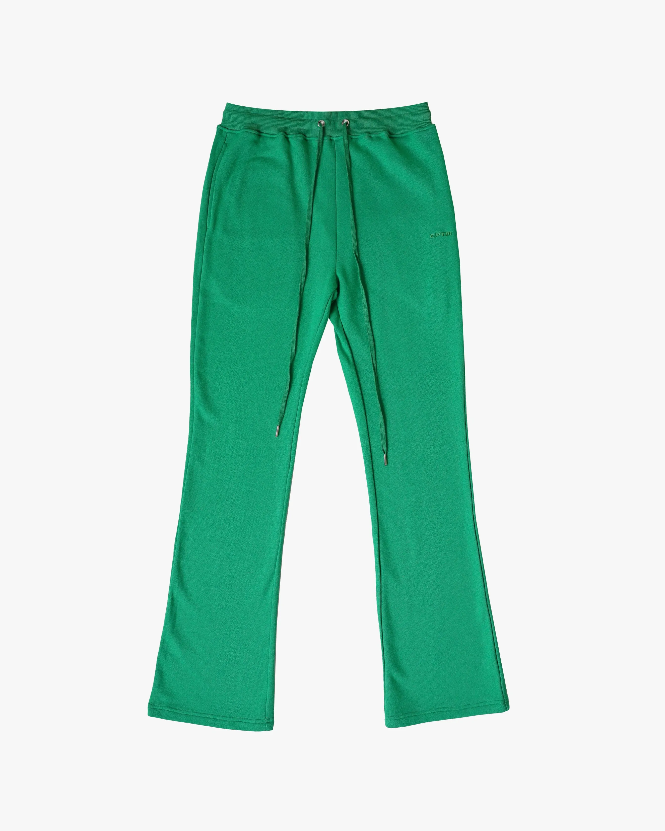 PERFECT FLARE SWEATPANTS-GREEN