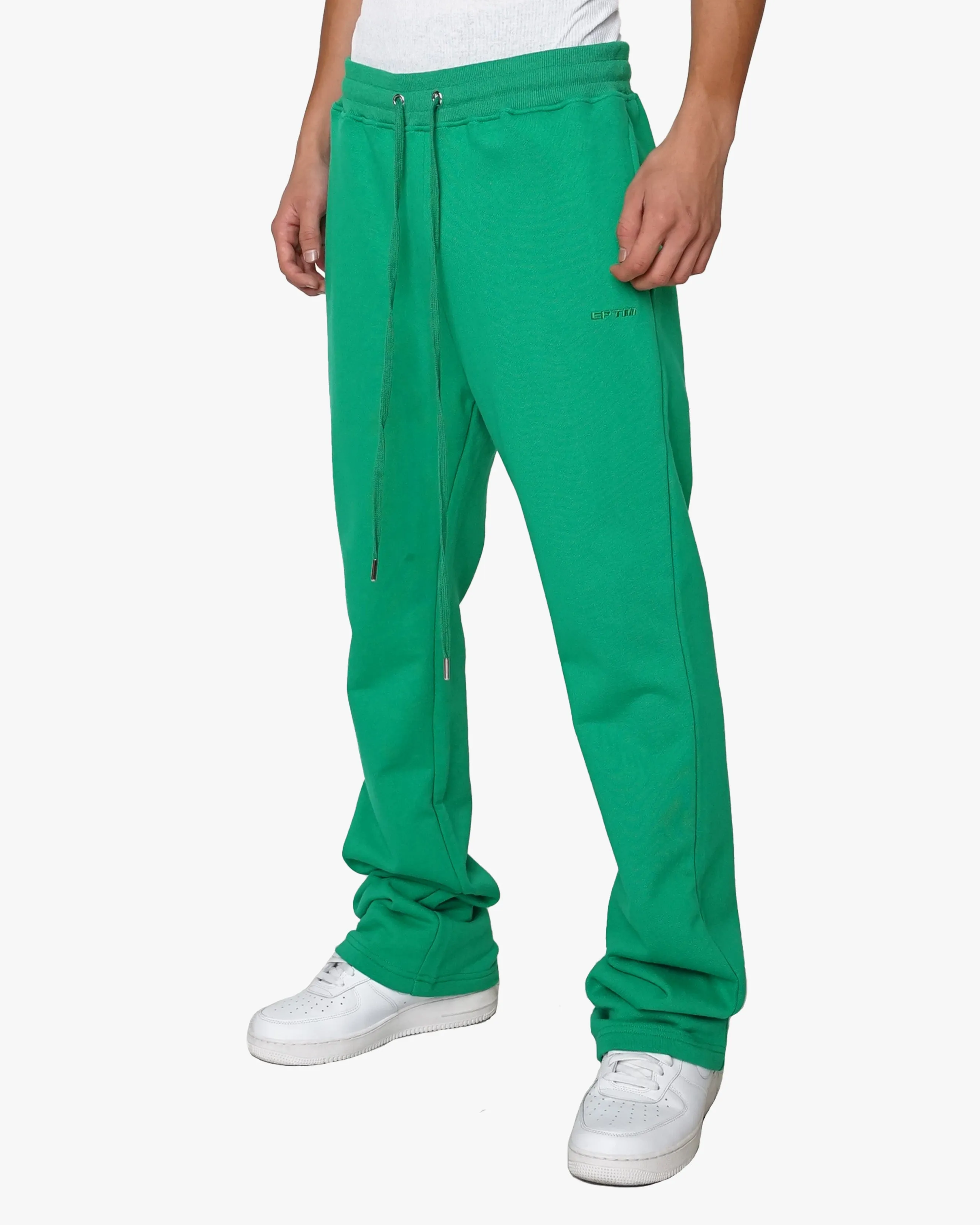 PERFECT FLARE SWEATPANTS-GREEN