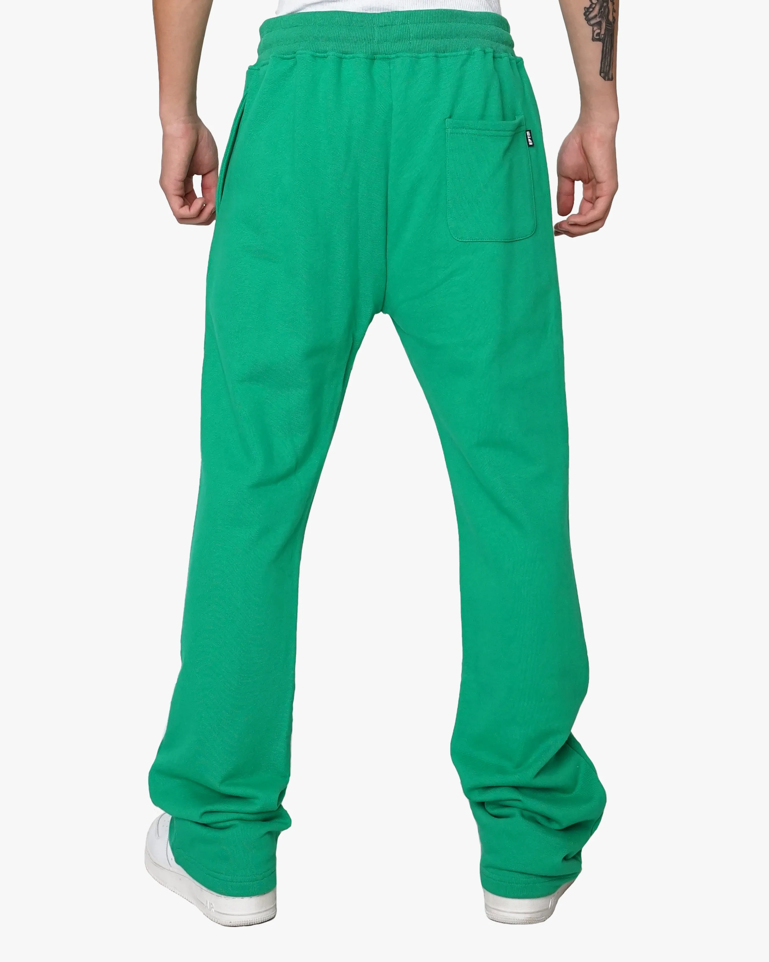 PERFECT FLARE SWEATPANTS-GREEN