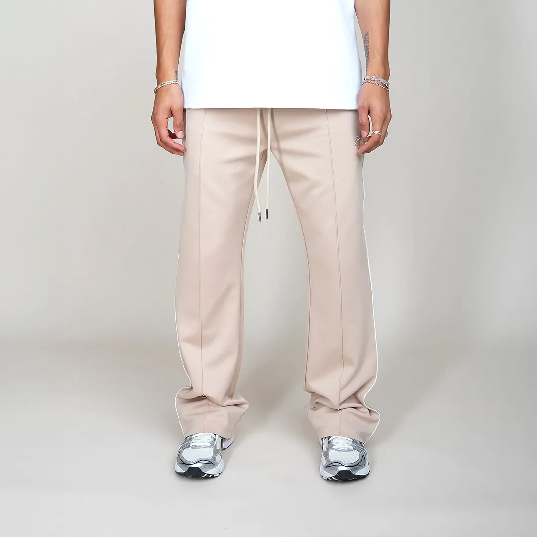 Perfect Piping Track Pants (Cream)