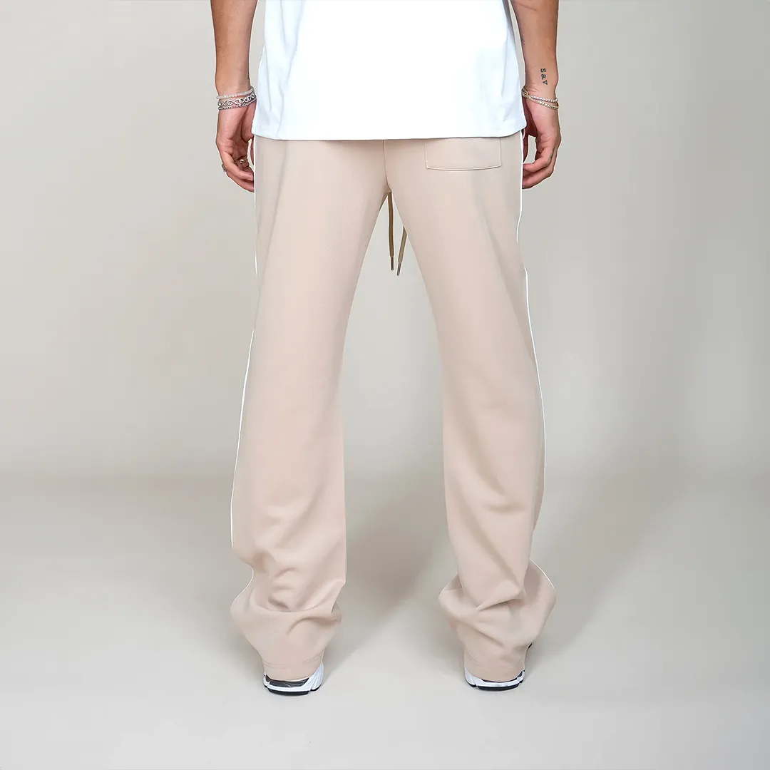 Perfect Piping Track Pants (Cream)