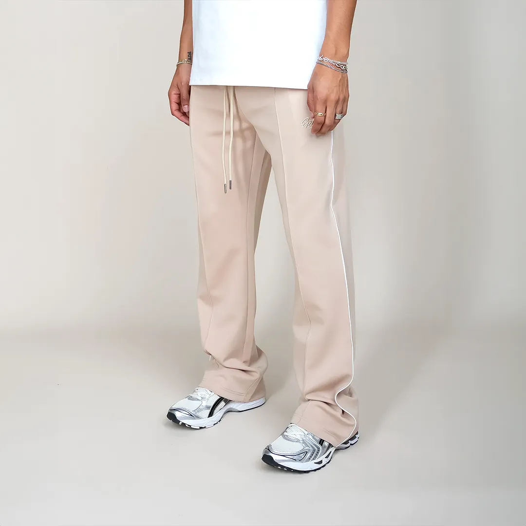 Perfect Piping Track Pants (Cream)