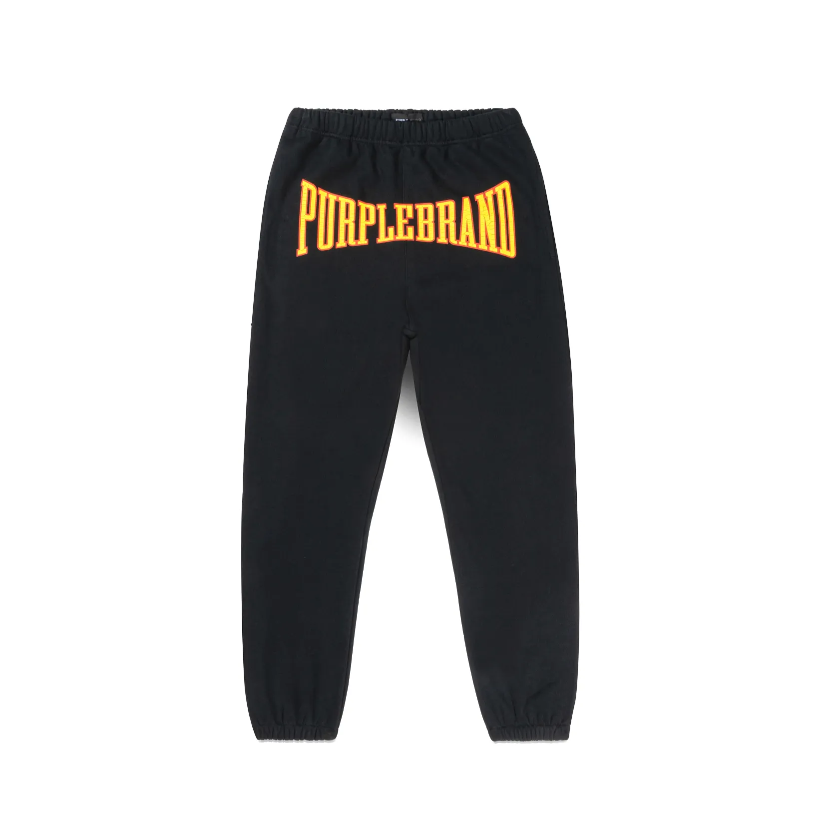 Purple Brand Fleece Sweatpants (Black)