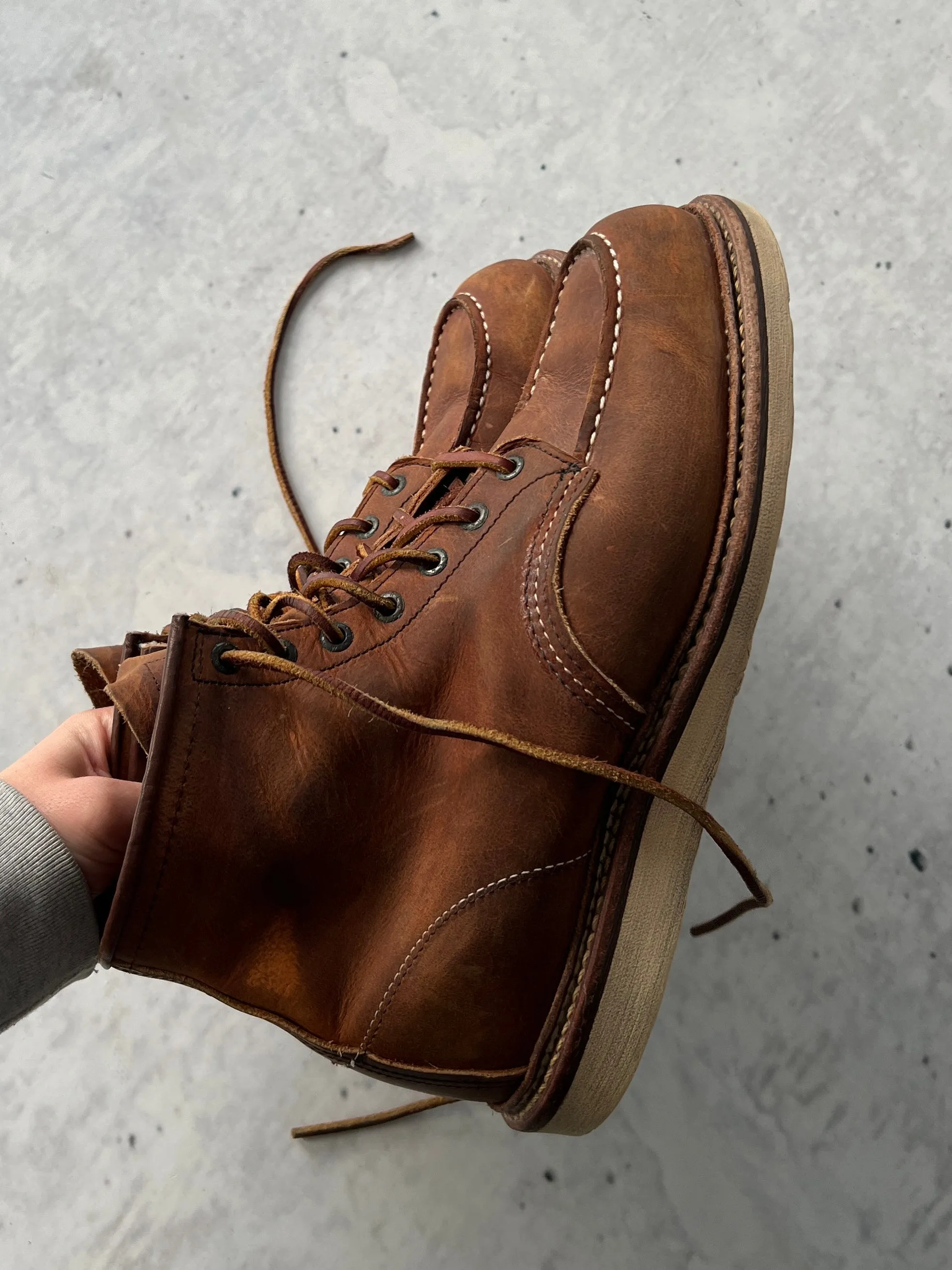 Redwing 'Made in USA' Moc Toe Boots (UK 9)