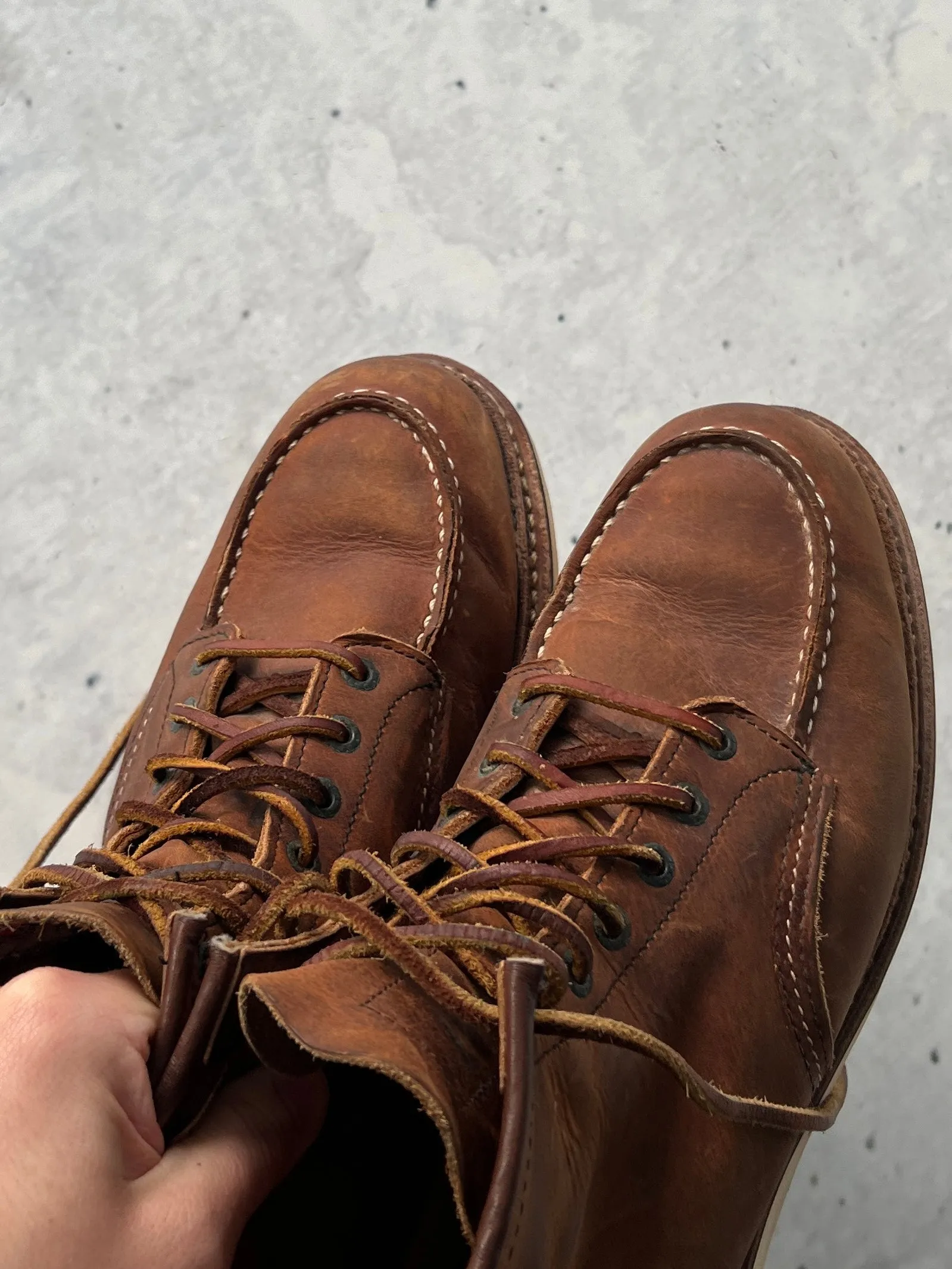 Redwing 'Made in USA' Moc Toe Boots (UK 9)