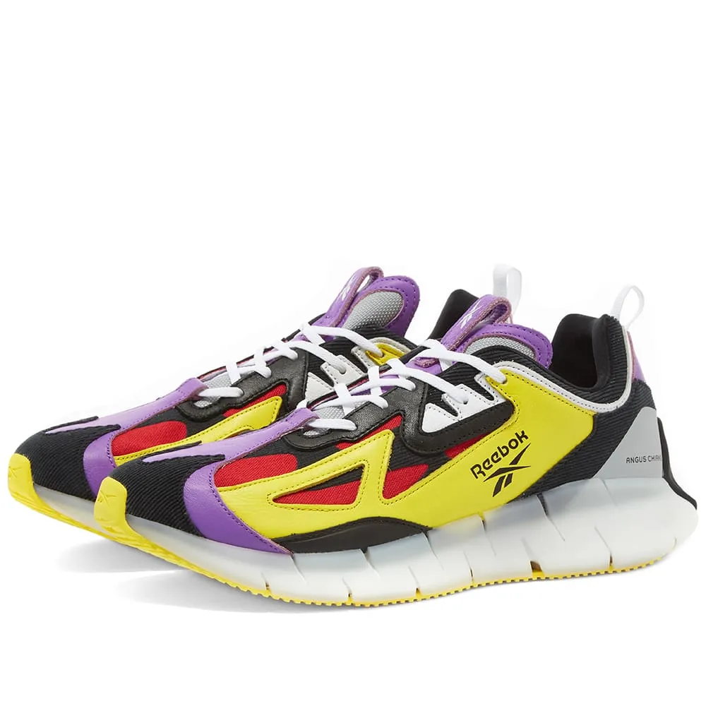 Reebok x Angus Chiang Zig Kinetica Concept_Type2Purple, Bright Yellow & Black