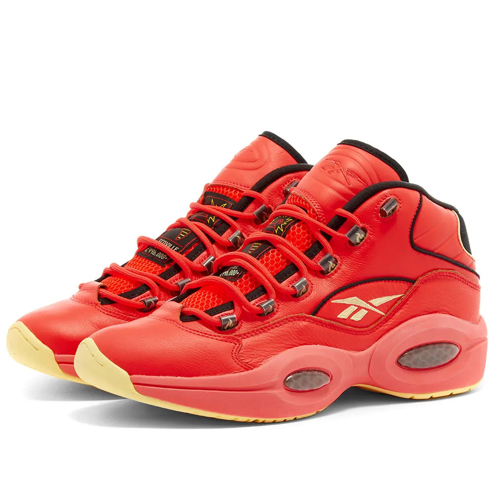 Reebok x Hot Ones Question Mid 'The Last Dab'Neon Cherry, Black & Chalk