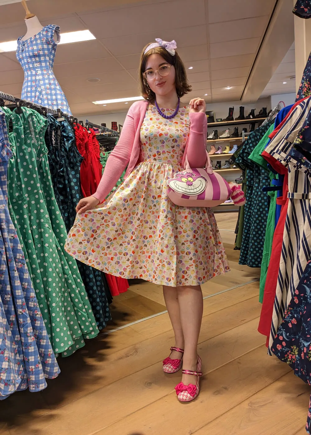 Retrolicious Cupcake Vintage 50's Swing Dress Multi