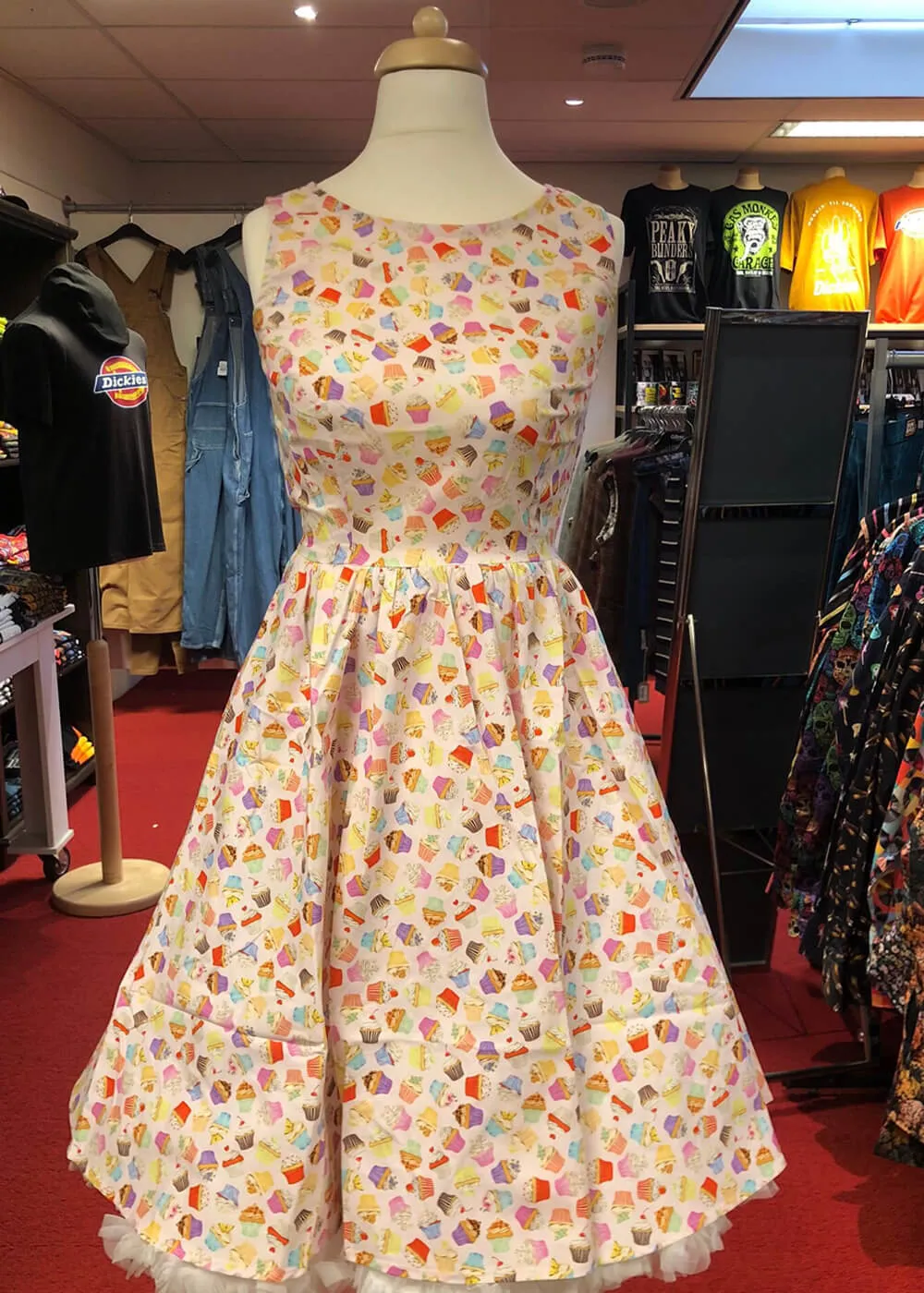 Retrolicious Cupcake Vintage 50's Swing Dress Multi