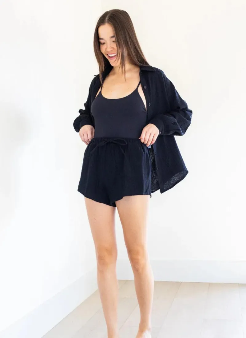 Rhea Long Sleeve Short Set