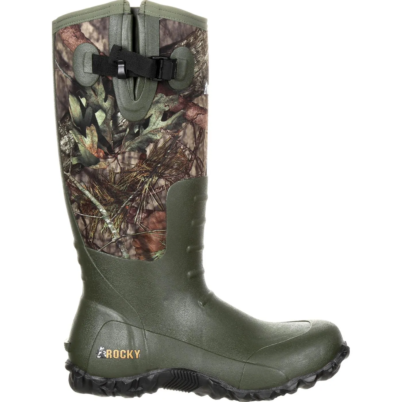 Rocky Core Rubber Waterproof Outdoor Boot (Mossy Oak Break Up Country)