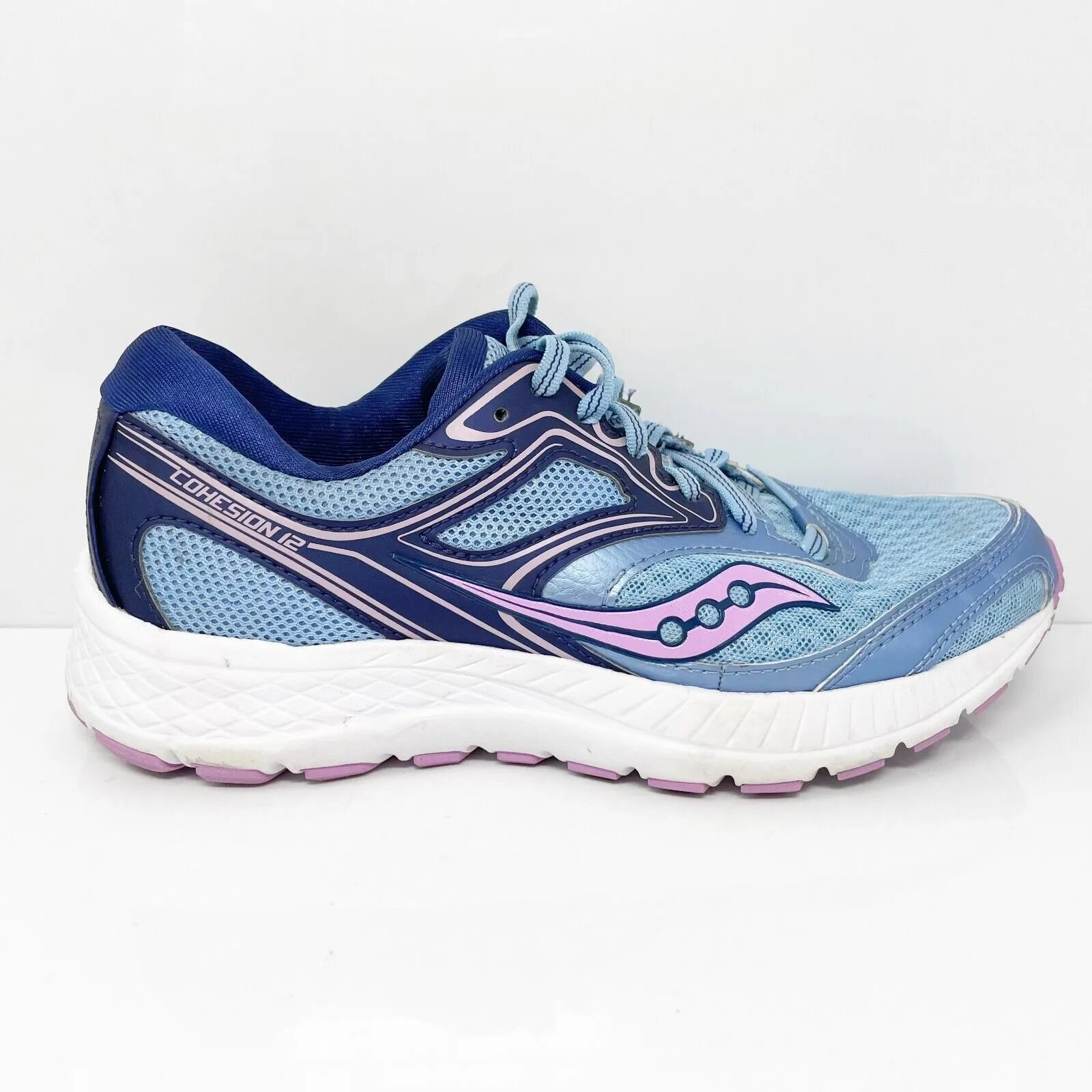 Saucony Womens Cohesion 12 S10473-3 Blue Running Shoes Sneakers Size 7