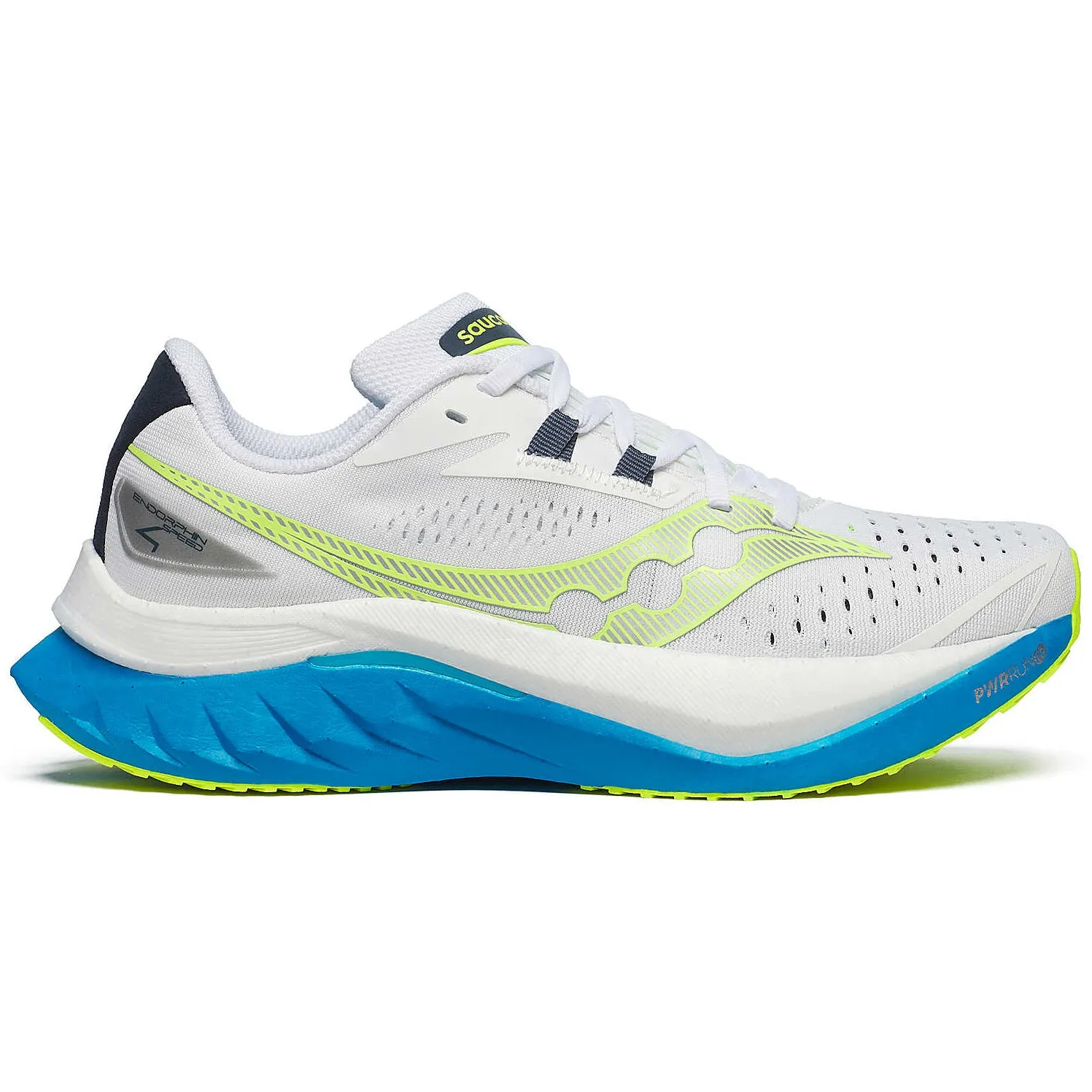 Saucony Women's Endorphin Speed 4 Running Shoes White / Viziblue