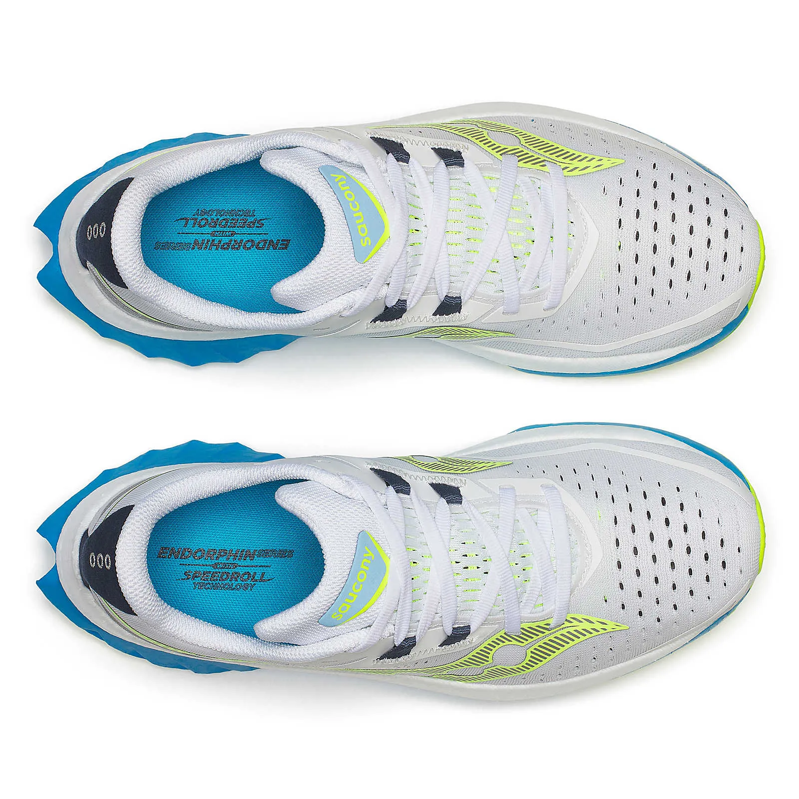 Saucony Women's Endorphin Speed 4 Running Shoes White / Viziblue