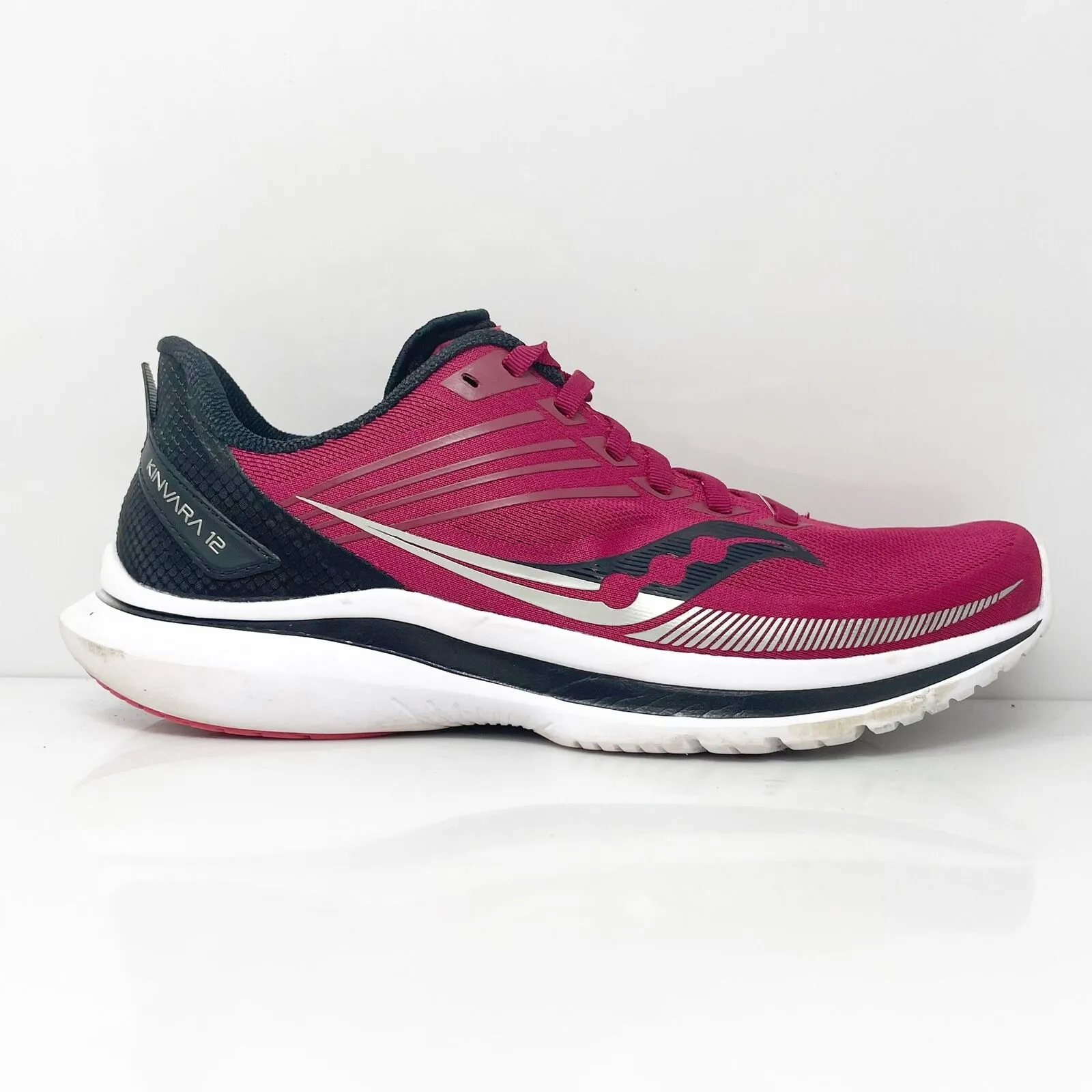 Saucony Womens Kinvara 12 S10619-55 Red Running Shoes Sneakers Size 9