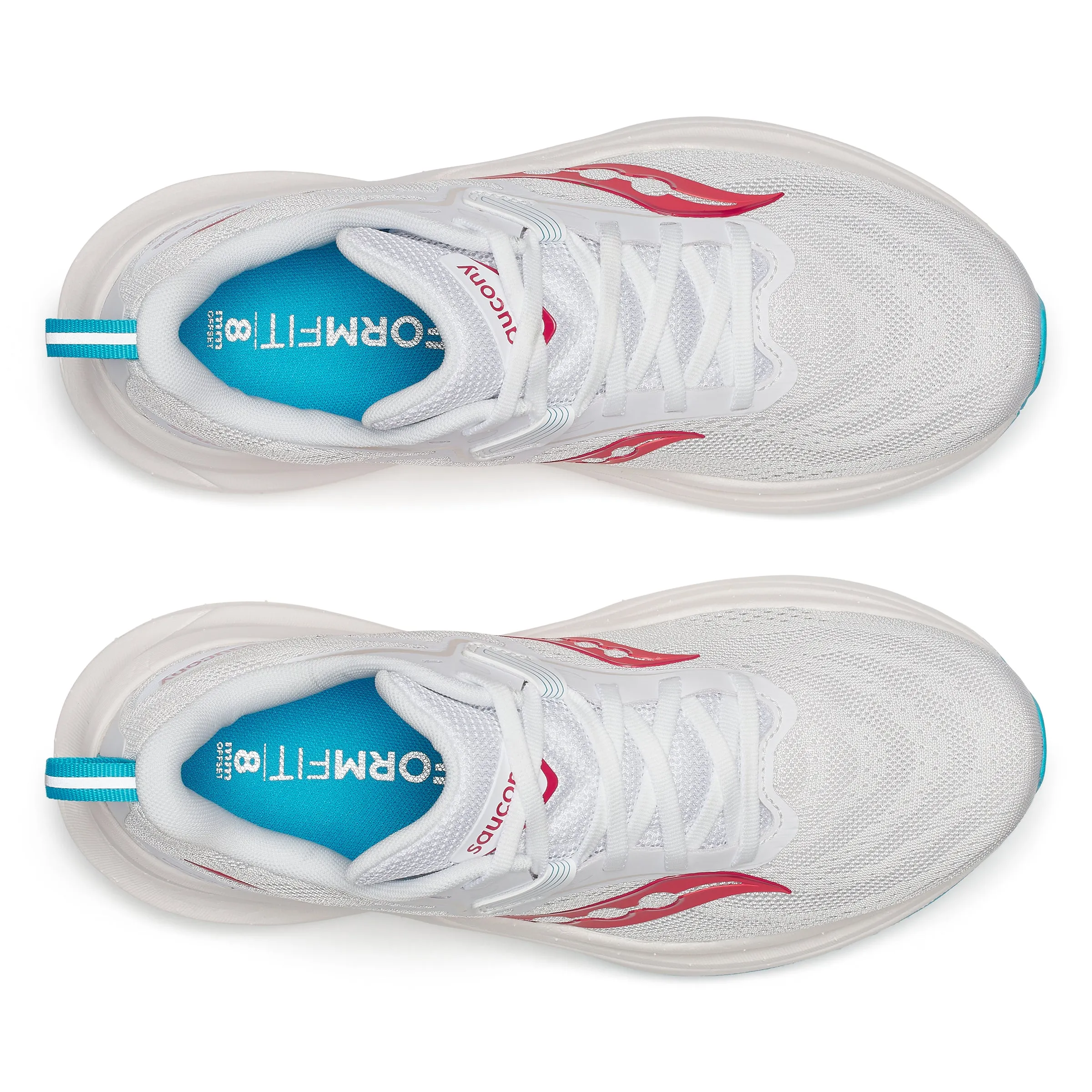 Saucony Women's Tempus 2 Running Shoes White / Cayenne