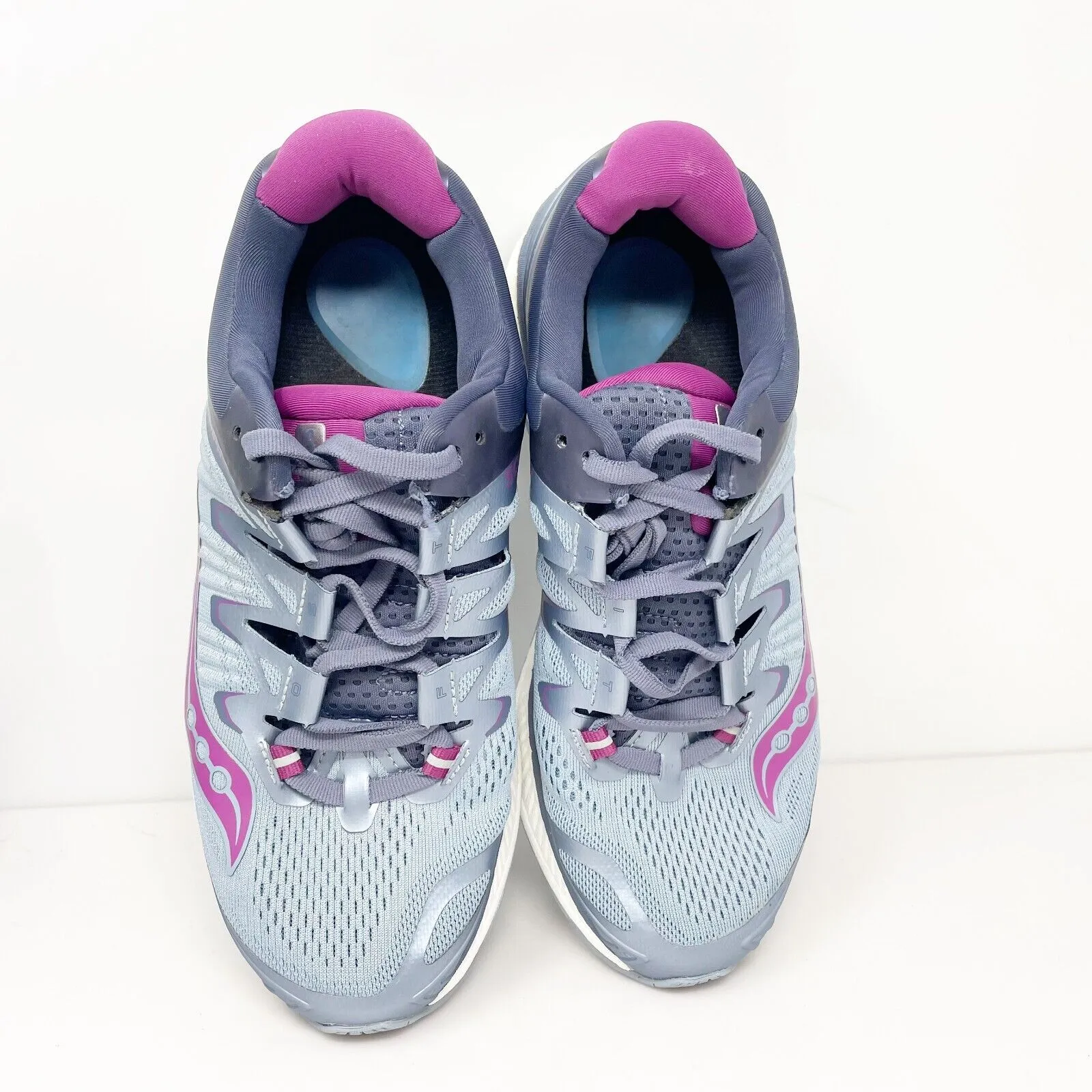 Saucony Womens Triumph Iso 4 S10414-1 Gray Running Shoes Sneakers Size 8.5 W