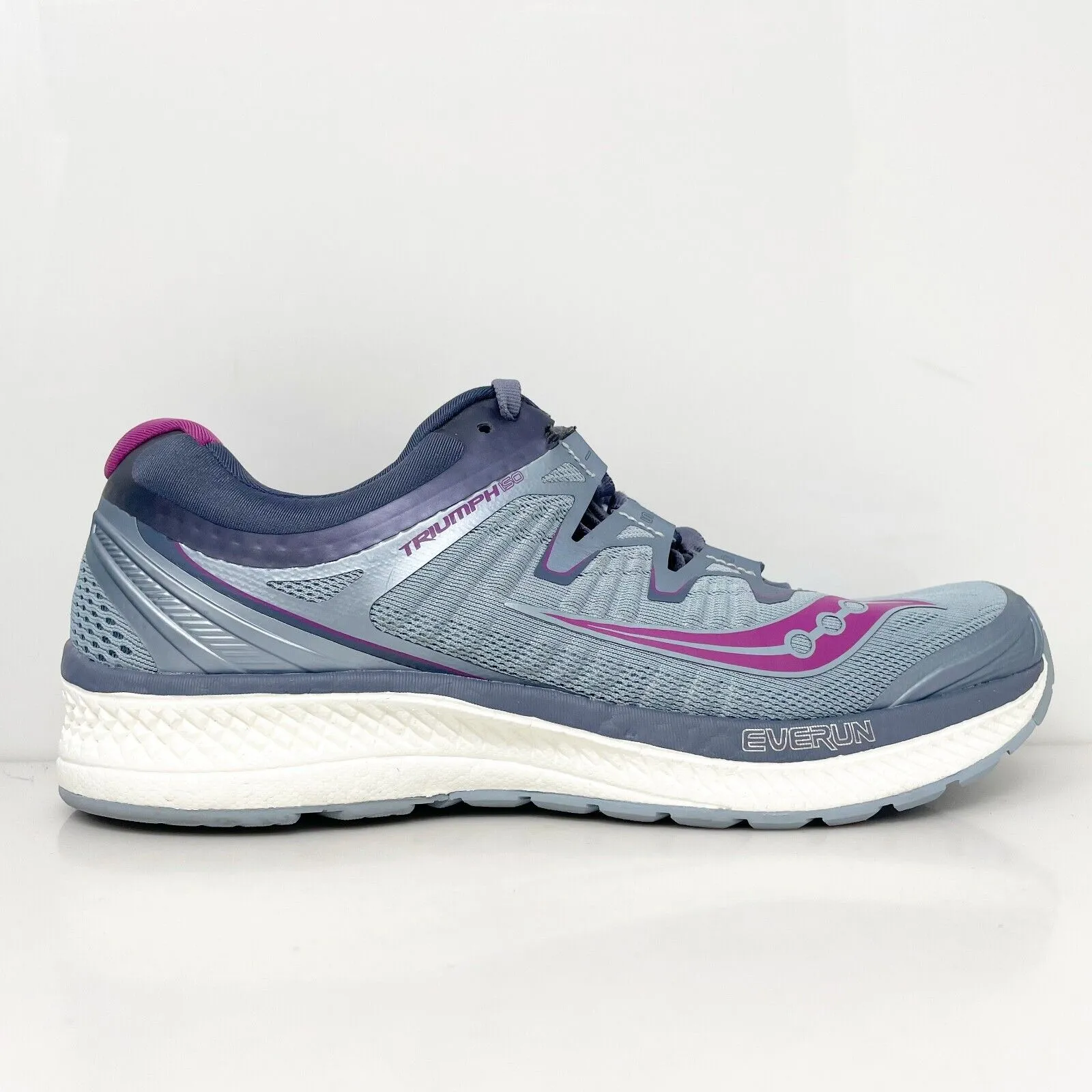 Saucony Womens Triumph Iso 4 S10414-1 Gray Running Shoes Sneakers Size 8.5 W