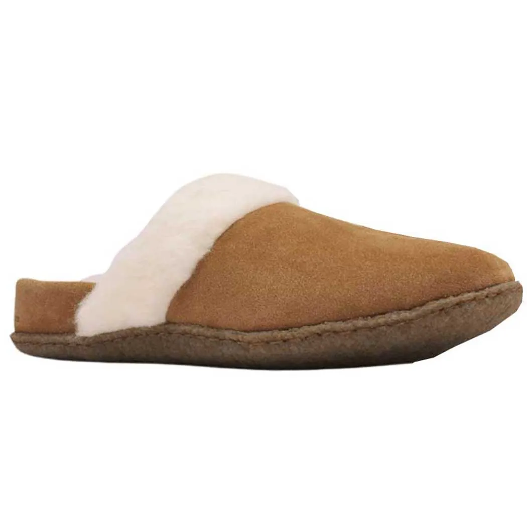 Sorel Nakiska Slide ll Slipper Camel Brown/Natural (Women's)