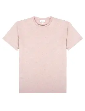 Sunspel Classic T-Shirt Shell Pink Melange