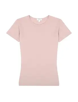 Sunspel Classic T-Shirt Shell Pink