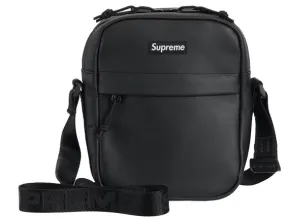 Supreme Leather Shoulder Bag Black