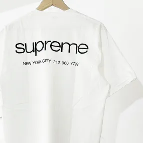 Supreme NYC Tee White