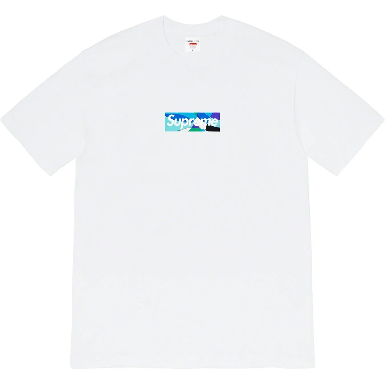 Supreme  |Supreme Emilio Pucci Box Logo Tee