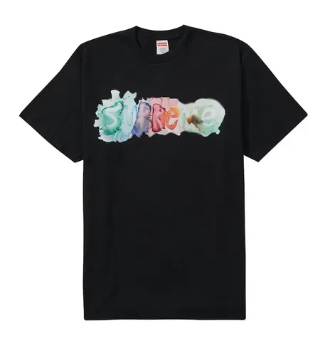 Supreme Watercolor Tee Black