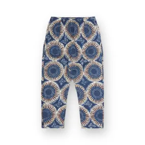 Universal Works Kyoto Work Pant hokkoh print navy 28131