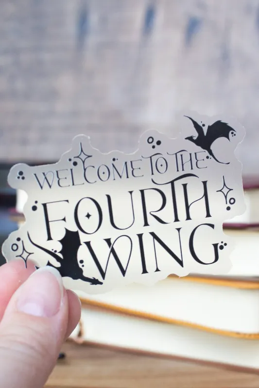 Welcome to the Fourth Wing Sticker