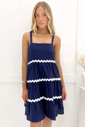 Willa Mini Dress Indigo