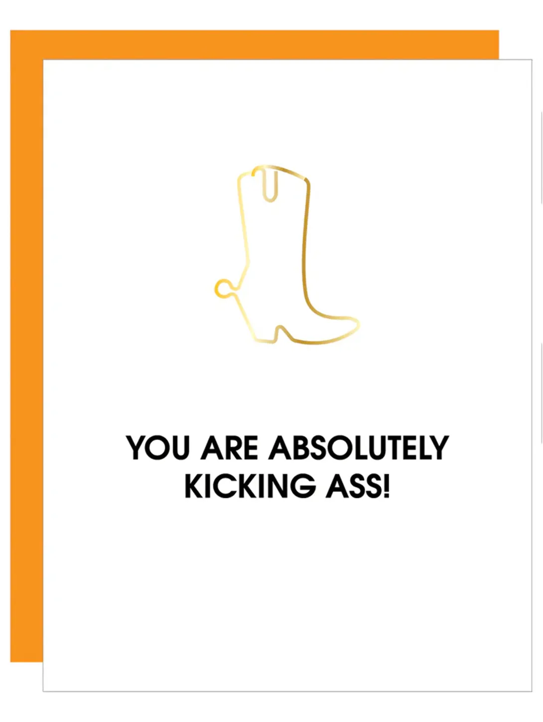 You Are Absolutely Kicking Ass Paperclip Card